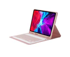 Ymall iPad Keyboard case Ultra-thin Full-size Silent with Numeric Bluetooth Wireless Keyboard-Pink