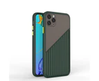 WIWU Matte iPhone Case Impact Resistant Case Frosted Shield Full-Body Protective Cover For iPhone XS X Max XR 7 8 12 6s Plus SE2-Dark Green