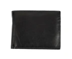 Eastern Counties Leather Mens Mark Trifold Wallet With Coin Pocket (Black) - EL323
