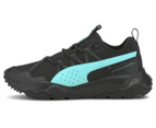 Puma Women's Ember Trail Running Shoes - Black/Aruba Blue