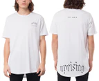 Silent Theory Men's Uprising Tee / T-Shirt / Tshirt - White