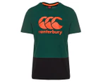 Canterbury Men's Colour Block Logo Tee / T-Shirt / Tshirt - Deep Atlantic