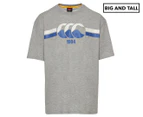 Canterbury Men's Big & Tall CCC 1904 Regatta Tee / T-Shirt / Tshirt - Classic Marle