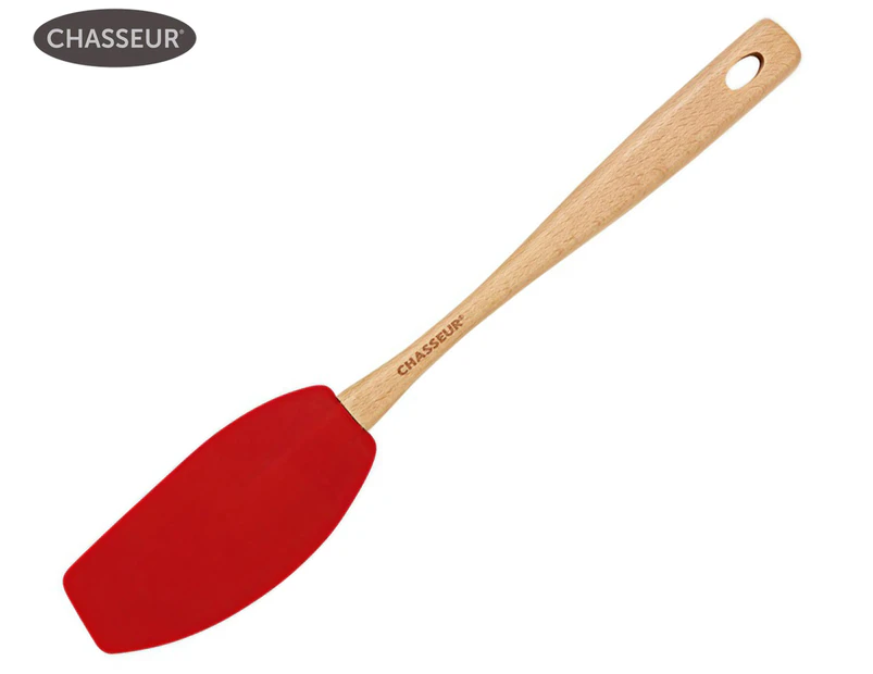 Chasseur 37cm Silicone Curved Spatula - Red