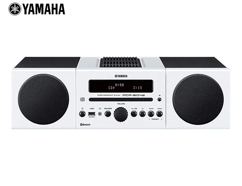 Yamaha MCR-B043D Micro Component Audio System - White