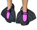 Waveo Adult Medium Walkable Swim Fins - Pink