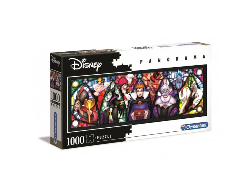 Clementoni Disney Villains Panorama Puzzle 1000 Pieces