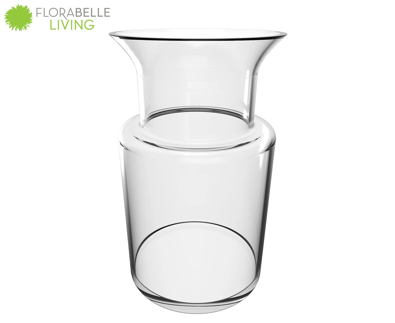 Florabelle 29cm Toby Vase - Clear