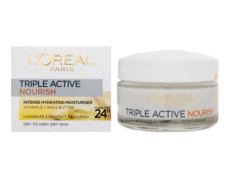 L'Oréal Triple Active Nourish Intense Hydrating Moisturiser 50mL
