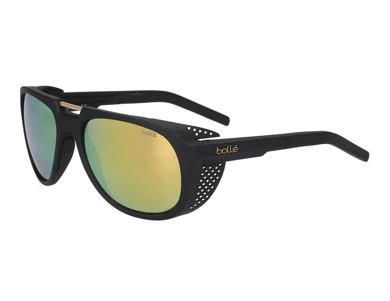 Bollé Cobalt Sunglasses - Matte Black/Gold