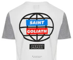 St Goliath Men's Keelan Tee / T-Shirt / Tshirt - White