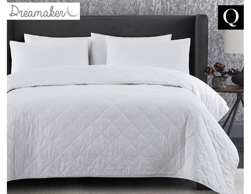 Dreamaker Summer Bamboo & Cotton Queen Bed Quilt