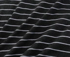 Dreamaker Banjul Cotton Jersey King Bed Quilt Cover Set - Black/White