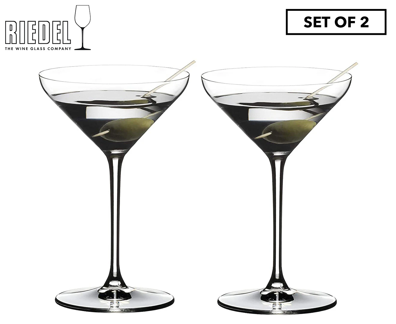 Riedel Extreme Martini Twin Pack  250ml