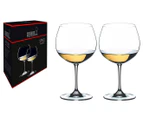 Set of 2 Riedel 600mL Vinum Oaked Chardonnay Wine Glasses