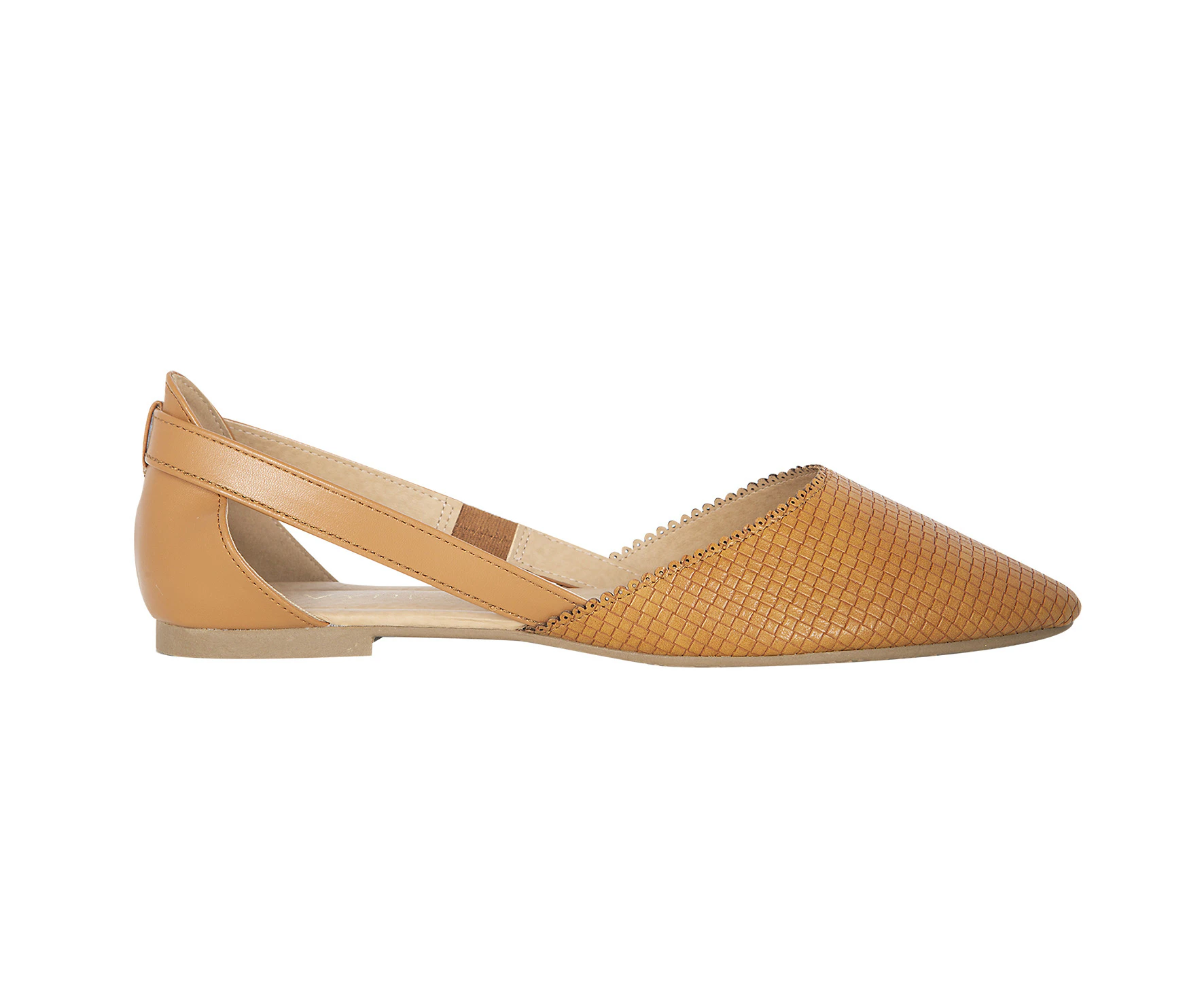 Alice Vybe Pointed Toe Ballet Flat Women's - Tan