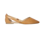 Alice Vybe Pointed Toe Ballet Flat Women's - Tan