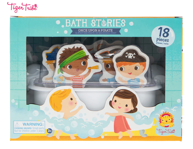 Tiger Tribe Once Upon A Pirate Bath Stories Activity Set