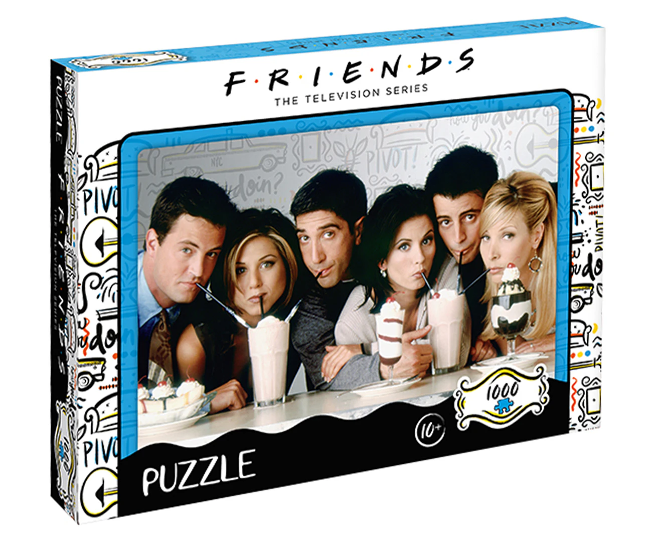 1000pc Friends The Television Series Milkshake Jigsaw Puzzle Kids Toy