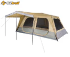 OZtrail Fast Frame Tourer 450 10-Person Cabin Tent - Beige/Grey