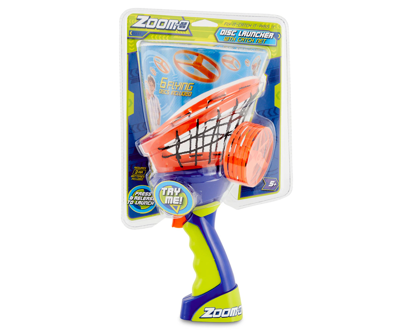 Zoom-O Disc Launcher w/ Catch Net Toy