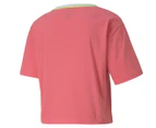 Puma Women's Celebration Style Tee / T-Shirt / Tshirt - Bubblegum