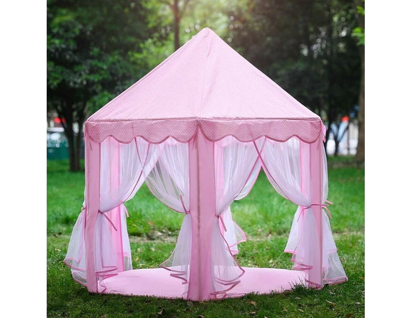 Pop up Dream Princess Play Tent Cubby House-Pink