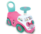 Kiddieland Minnie Mouse Minnie Activity Ride-On Toy - Pink/Green