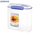 Sistema 2.8L Klip It Cereal Container - Clear/Blue