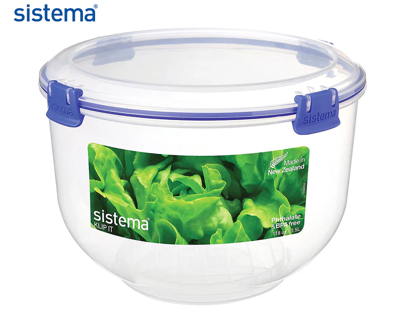 Sistema 3.5L Klip It Lettuce Crisper - Clear/Blue