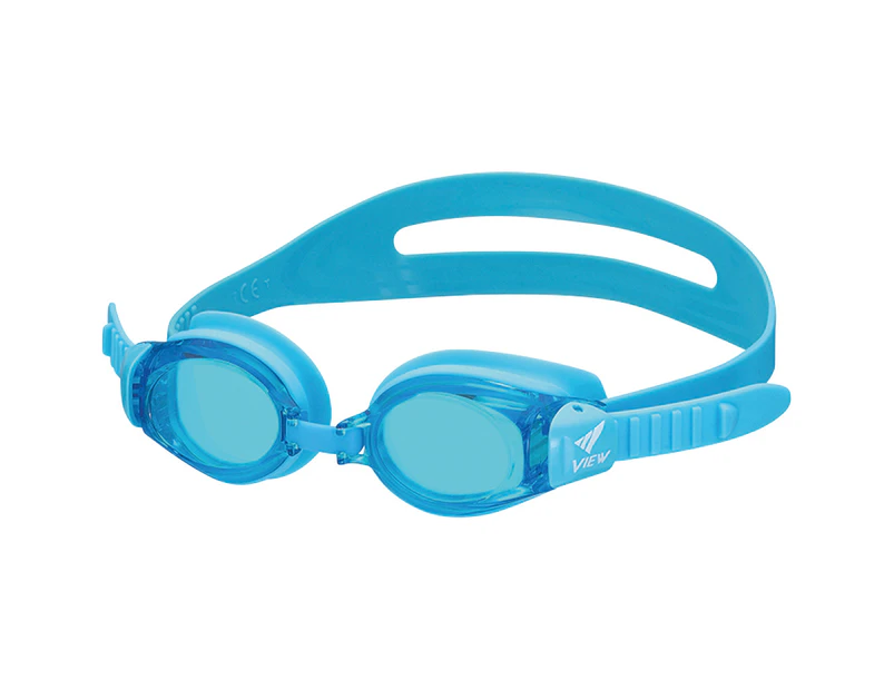 VIEW Swipe Anti-Fog Snapper Junior Kids Silicone Swimming Goggles - Aquamarine