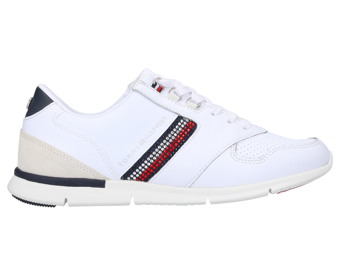 Tommy Hilfiger Women's Crystal Lightweight Sneakers - White | Catch.co.nz