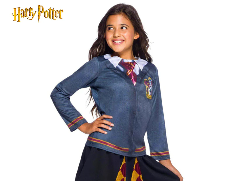 Harry Potter Kids' Gryffindor Costume Top - Red/Grey