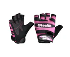 Stealth Sports Weight lifting Gym/Cycling Gloves PX1 Pink
