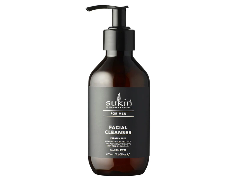 Sukin Men's Facial Cleanser 225mL