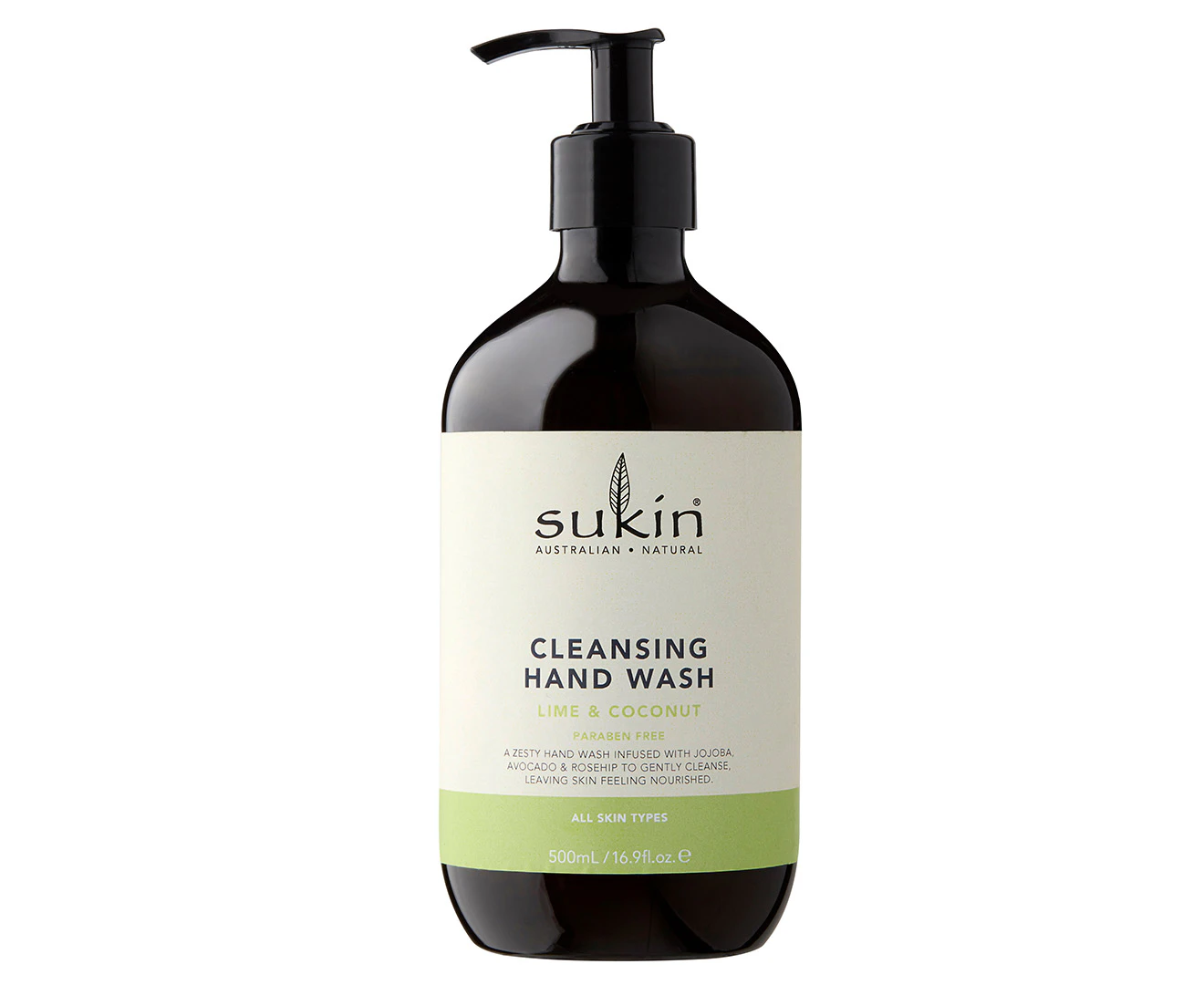 Sukin Cleansing Hand Wash Lime & Coconut 500mL