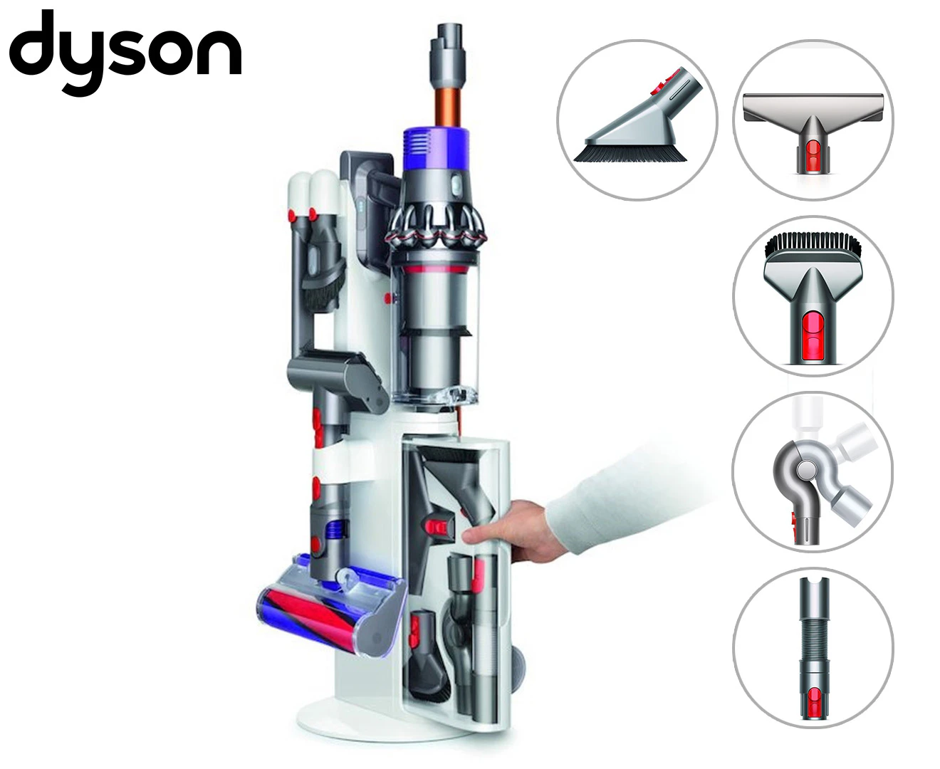 Dyson Cyclone V10 Dok Suitable For Dyson V10 stick vacuum cleaners