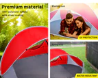 Pop Up Camping Tent Beach Portable Hiking Sun Shade Shelter Fishing 4 Person   - Red