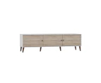 Valo White & Oak 1.8m TV Unit