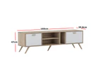 Darcie Oak 1.6m TV Unit