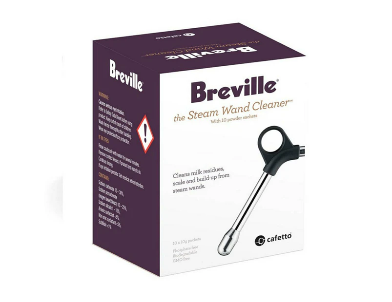 10pc Breville Steam Wand Cleaner Powder Packets for Coffee/Espresso Machines