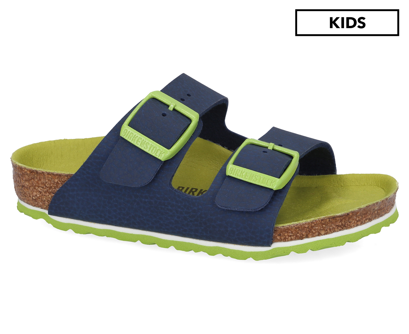 Birkenstock Kids' Arizona Narrow Fit Sandals - Desert Soil Vibrant Blue ...