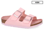 Birkenstock Kids' Arizona Narrow Fit Sandals - Chalk Pink