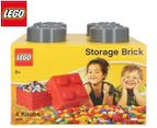 LEGO® 4-Knob Storage Brick - Grey
