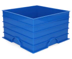 LEGO® 4-Knob Storage Brick - Blue