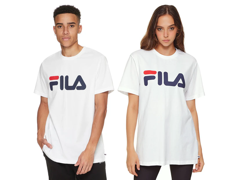 Fila Unisex Classic Tee / T-Shirt / Tshirt - White