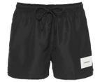 Calvin Klein Swimwear Men's Short Leg Core Drawstring Boardshorts - Black