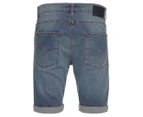 Calvin Klein Jeans Men's Mending Garage 802 Denim Shorts - Blue