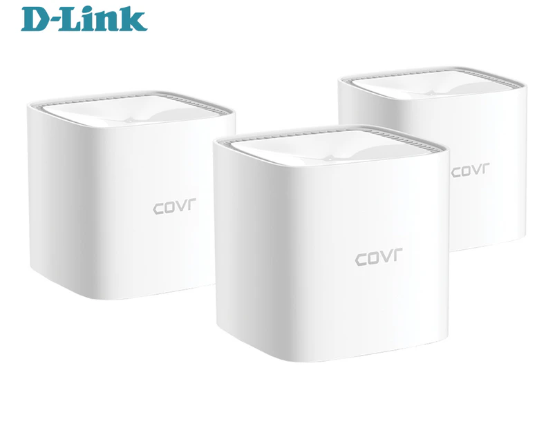 D-Link COVR-1103 AC1200 Dual-Band Seamless Wi-Fi System (3-Pack)