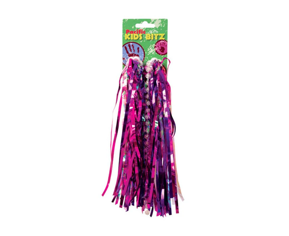 Kids Bike Handlebar Streamers - Pink/Purple